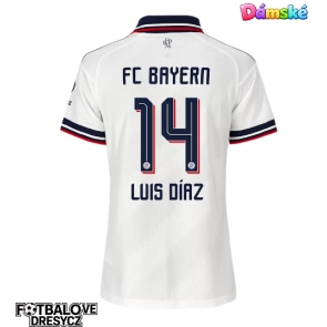 Bayern Munich Luis Diaz #14 Dámské Venkovní Dres 2026-27 Krátký Rukáv